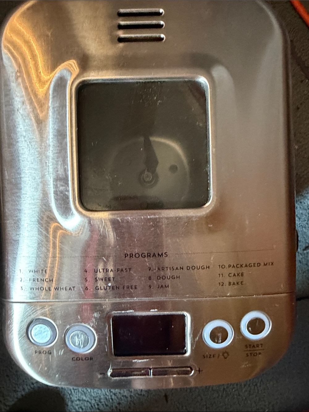 Cuisinart Silver Stainless Steel Bread Maker with Window